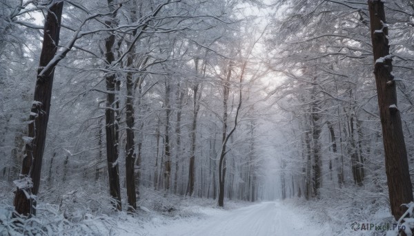 A unique subject framed by the beauty of a majestic snowy outdoors