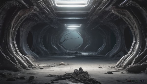 A ethereal scenery featuring a astronaut