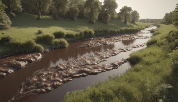 A landscape in a breathtaking day