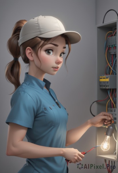 A stunning portrayal of a female in a lush dynamic scene