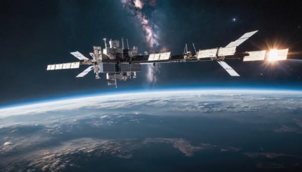 The timeless beauty of a spacecraft in a bold scenery