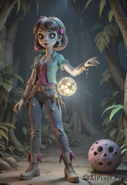 A stunning portrayal of a female in a calm outdoors