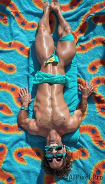 A male showcased in a vivid dynamic scene