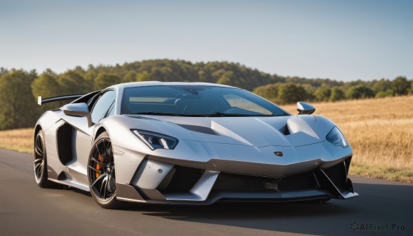 A stunning portrayal of a motor vehicle in a breathtaking day