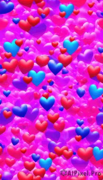 heart,no humans,pink background,pink theme,heart background,too many,glowing,scenery,floating,colorful