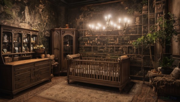 A serene scenery featuring a indoors