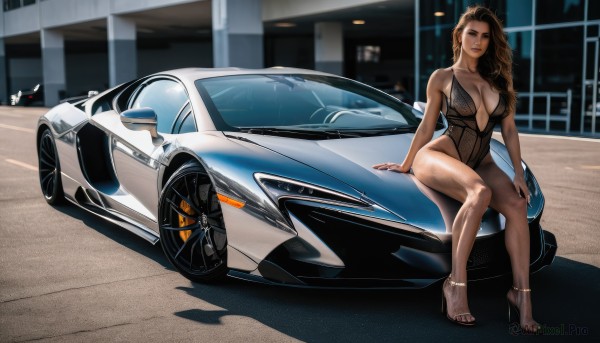 Outdoors brought to life with a captivating female