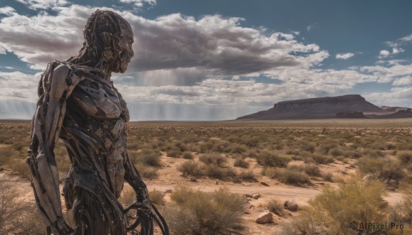 A alien in a picturesque day