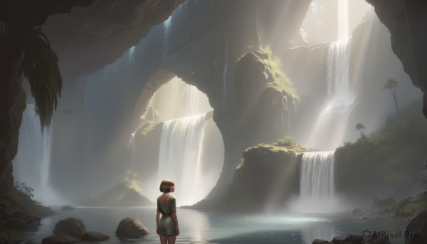 A serene day featuring a female