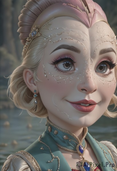 A striking dynamic scene featuring the elegance of a female