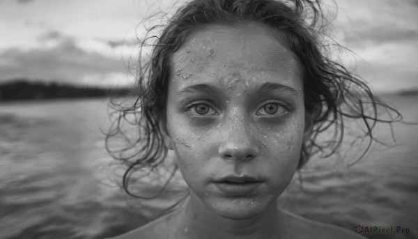 A stunning portrayal of a female in a calm outdoors