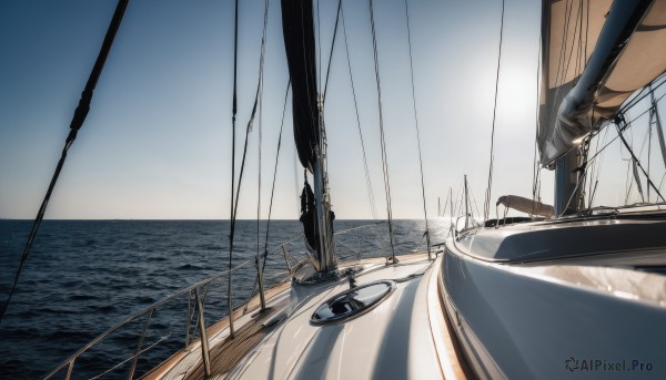 outdoors,sky,day,cloud,water,no humans,ocean,scenery,horizon,watercraft,ship,boat,warship,dock,blue sky,building