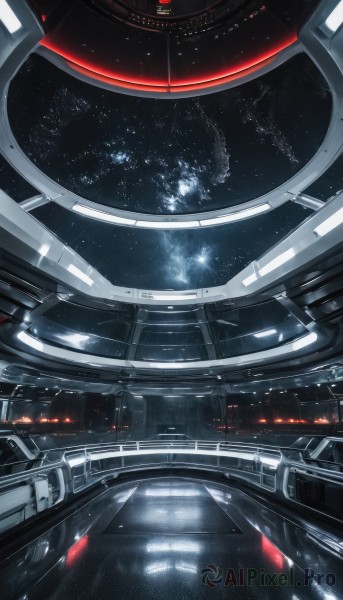 The majestic beauty of a spacecraft set within a calm scenery