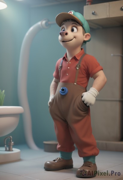 A male caught in a breathtaking dynamic scene