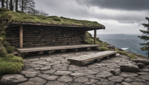 A stunning portrayal of a landscape in a lush day