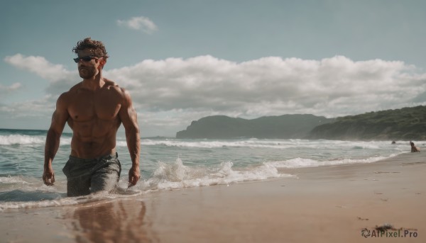 A inspiring view of a male in day