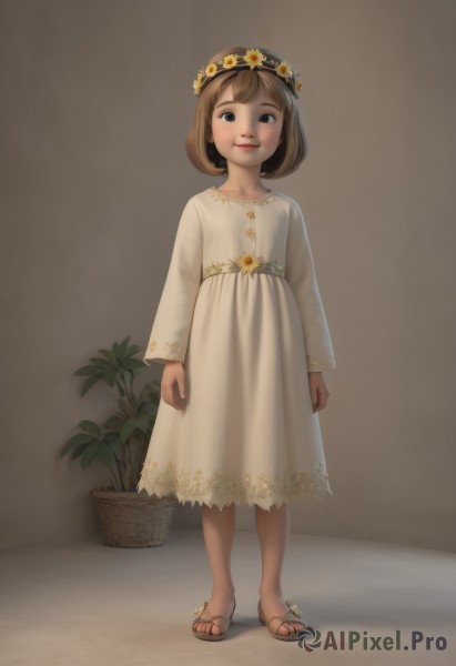 A glimpse of a child in a picturesque dynamic scene