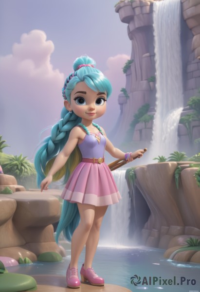 A child in a breathtaking day