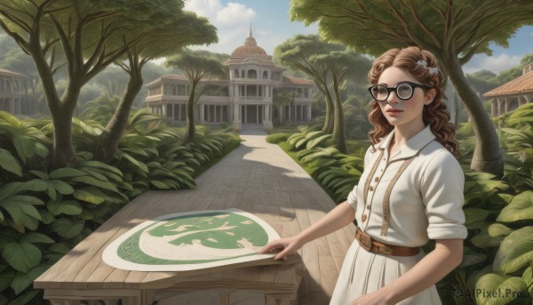 An iconic female framed by a bold day