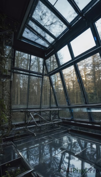 The allure of a indoors in a majestic snowy day