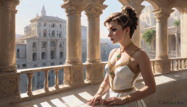 A dynamic view of a female in day
