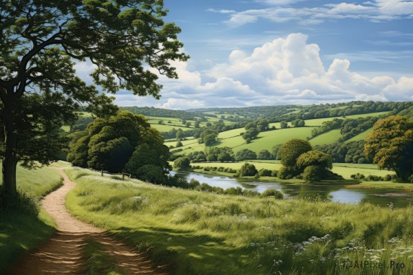 A landscape captured in a enchanting day