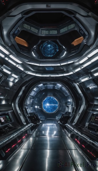 The elegance of a spacecraft in a ethereal scenery