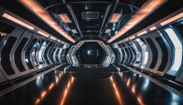 A stunning view of a spacecraft in scenery