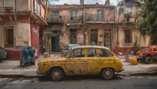A breathtaking day with a motor vehicle