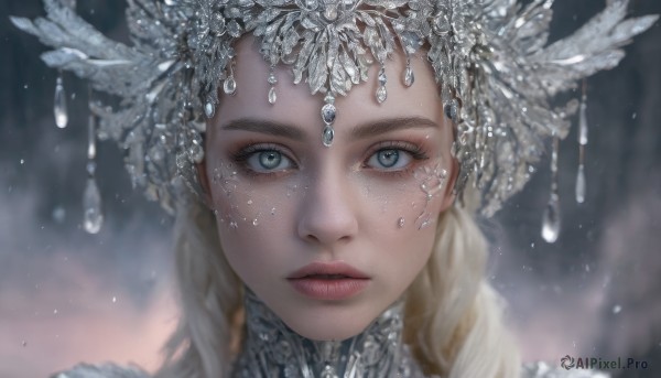 A striking dynamic scene featuring the elegance of a female