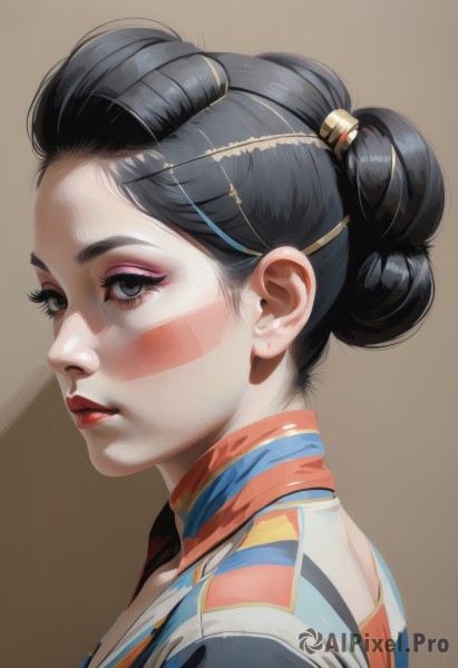 The beauty of a female set in a captivating dynamic scene