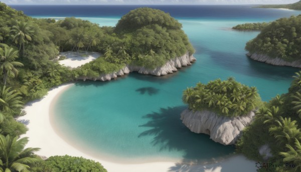 The elegance of a landscape in a tranquil day