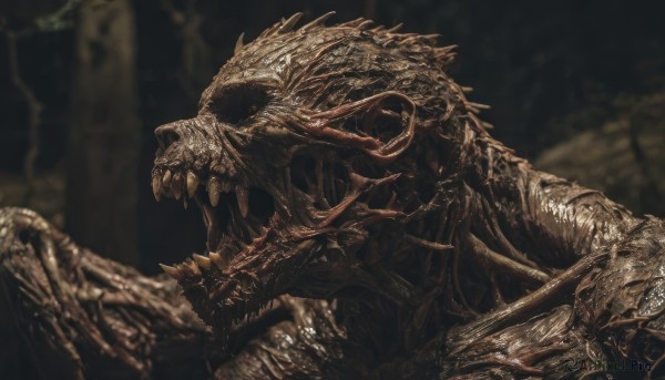 The beauty of a monster set in a captivating dynamic scene