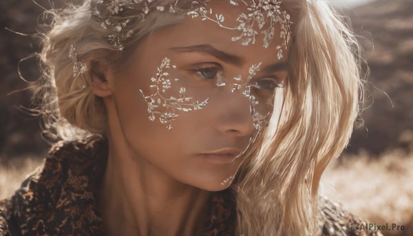 A striking dynamic scene featuring the elegance of a female
