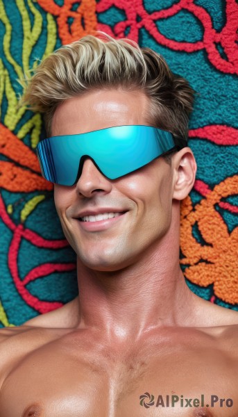 A inspiring view of a male in dynamic scene