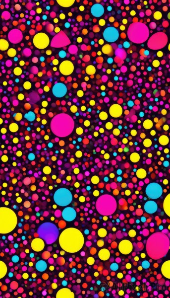 Image of a female in a vibrant dynamic scene