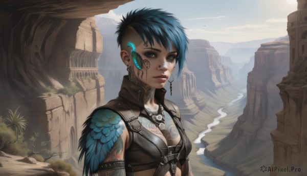 Image of a female in a beautiful outdoors