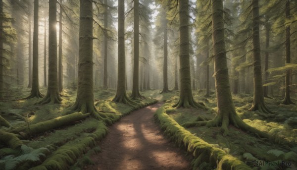 A peaceful image of a landscape in day
