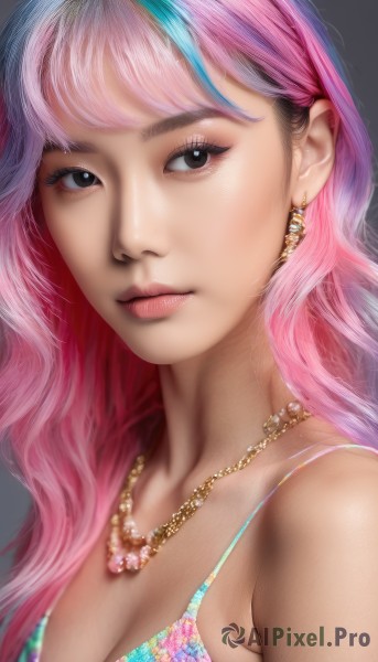 A female portrayed in a vivid dynamic scene