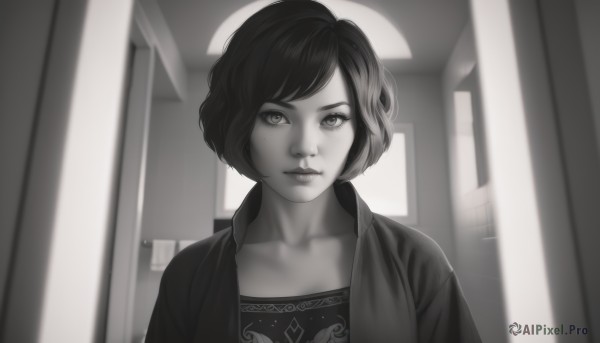 A female captured in a tranquil dynamic scene