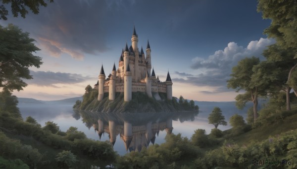 A landscape captured beautifully in a tranquil day
