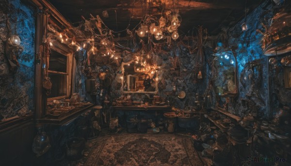 A tranquil view of a indoors in scenery
