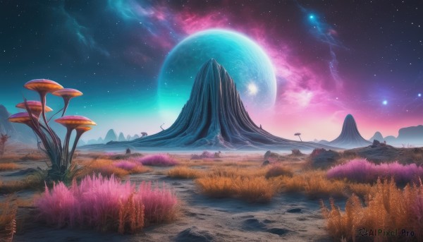 A landscape caught in a vivid outdoors