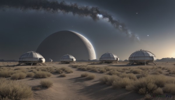 A breathtaking outdoors featuring a spacecraft