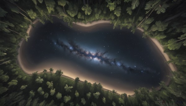 A landscape caught in a vivid outdoors