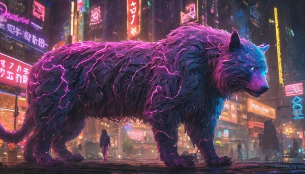 A unique subject set against the backdrop of a captivating rainy outdoors