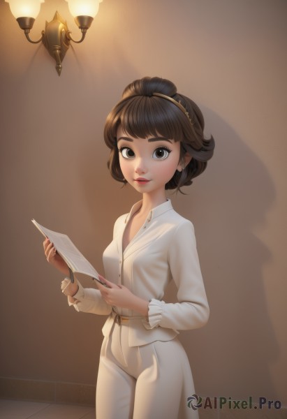 The allure of a female in a inviting dynamic scene