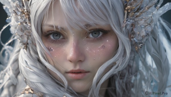 A female in a serene dynamic scene