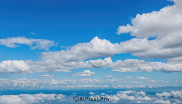 outdoors,sky,day,cloud,water,blue sky,dutch angle,no humans,ocean,cloudy sky,scenery,blue theme,horizon,above clouds