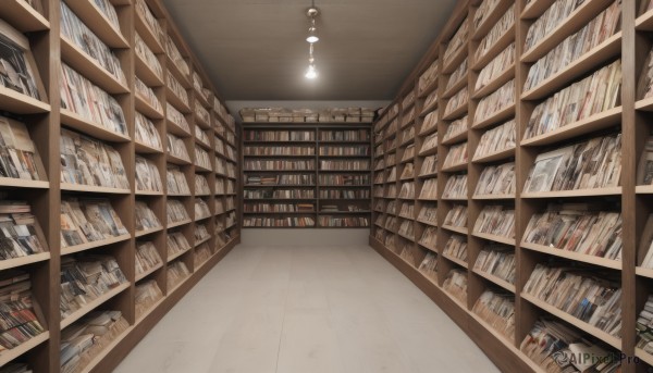 indoors,book,no humans,from below,scenery,bookshelf,shelf,library,ceiling,ladder,ceiling light,voile,light,lamp,book stack,shop